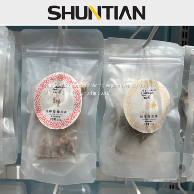 health tea herbal tea Side Gusset plastic bag Laminated Sealed Pouch Packaging Bag Eco friendly packaging stand up flat bottom bag gusset bag with valve