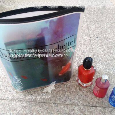 TPU EVA Cheap Plastic Zipper Bag Makeup Sponge Cosmetic Packaging Storage Suit Bag, Vinyl Cosmetic Bag With Zipper Bagease photo-4