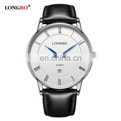 LONGBO 5015 Couples Designer Watches Business Fashion Leather 2020 Lover Couple Quartz Couple Hand Watch