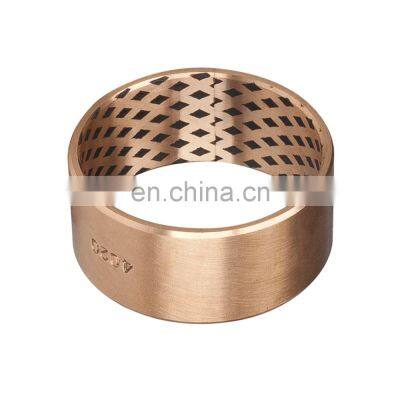 TCB905 Wrapped Bronze Bushing Made of CuSn8P and Graphite and Hoisting Truck Machine Bushing With Oil Sockets.