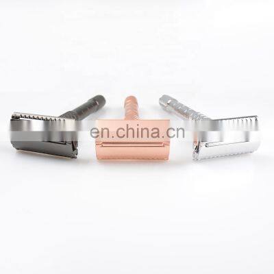 OEM Manufacture Double Edge Butterfly Razor With Non-slip Handle photo-4