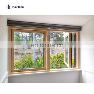 Wooden Doors And Windows Timber Oak Clad Alu Casement Window On Sales