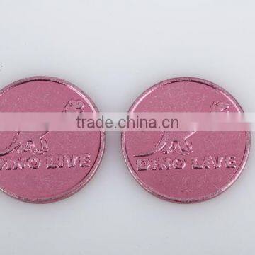 China Good Supplier Best Choice Edge Lettering Token