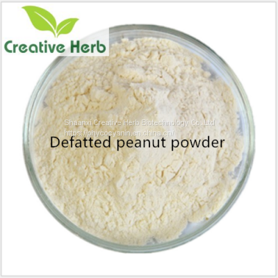 Wholesaler bulk supply sport vegan prtoein powder/fat-free peanut protein powder/defatted peanut protein powder