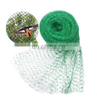Manufacture 20gsm 0.7inch Virgin HDPE With UV Green Anti Bird Net for Fish Pond Fruit Trees Bird Anti Net