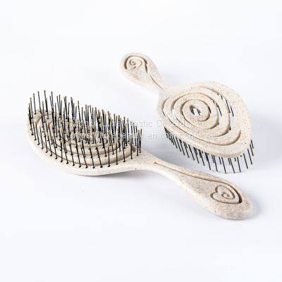 LUXE Naturals Wheat Straw Organic Hair Detangling Brush Bio-Friendly Detangler Hair Brush photo-4