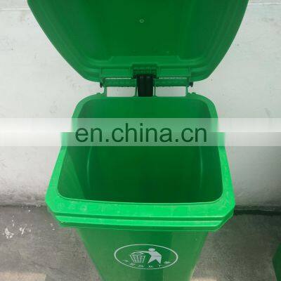 Indoor 100 Liter Trash Can Recycle Hdpe Container Garbage Bins Plastic Trash Bin With Pedal
