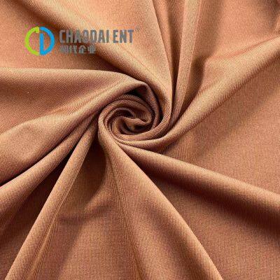 Custom 120GSM 93% Recycled Polyester 7% Spandex Stretch Jersey Knit Fabric For Sportswear