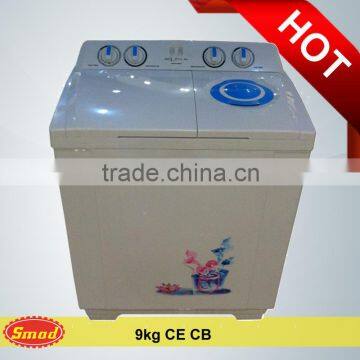 8-12KG Semi auto top loading twin tub barrel washing machine