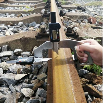 Rail head loss gauge Rail profile wear gauge for railway measurement