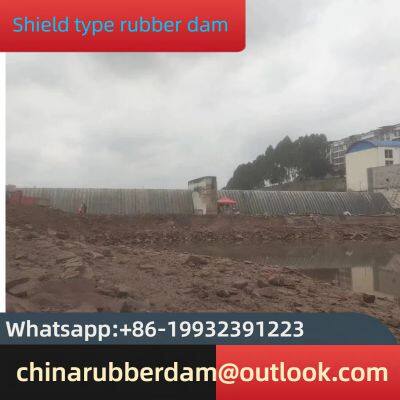 Water filled rubber dam bag factory, water blocking and river blocking gas shield dam, available for sale in stock