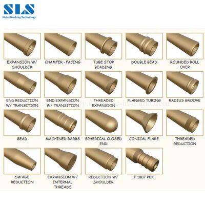 Double Stations Reducing / Flanging Pipe End Forming Machine