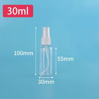 Cosmetic Packaging 30ml 50ml 60ml 80ml 100ml 120ml 150ml Perfume PET Plastic Spray Bottle With Mist Spray Lid photo-5