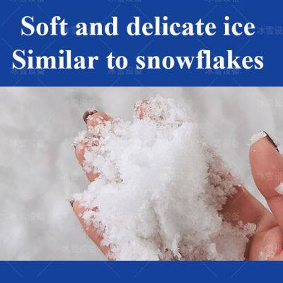 1T Snow Ice Machine Used in Seafood Artistry Automatic Stainless Steel Ice Maker photo-2