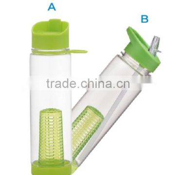 Hot selling products BPA Free plastic Tritan fruit tea infuser water bottle