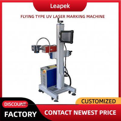 10w Flying UV Laser Diamond Marking Machine With Water Chiller