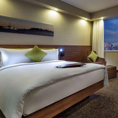 Low Price Queen Storage Bed Oak Wood Simple Double Storage Night Light USB Charging Queen Storage Bed Oak Wood for Bedroom photo-4