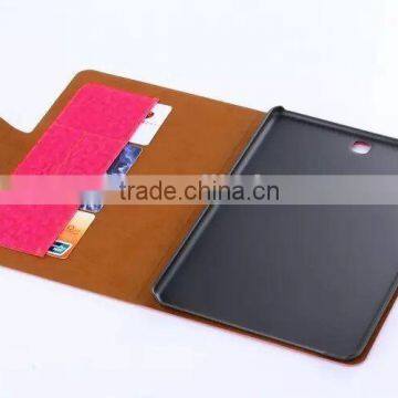 for samsung Galaxy Tab A 9.7 inch wallet leather filp case , T550 leather case with card slots