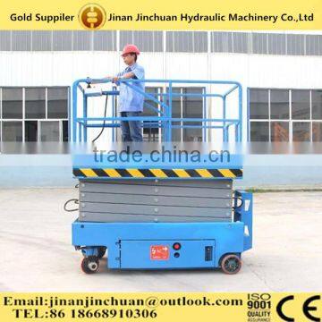 Self-propelled Four Mobile Scissor Hydraulic Lifts/auto-walking Scissor Lift Work Platform photo-3