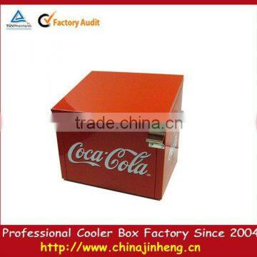 metal square drink cooler box