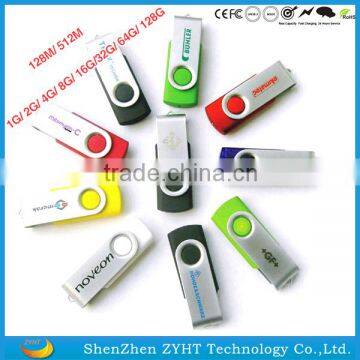 cheapest price fashion design swivelling usb pendrive swivel usb flash drive with high quality