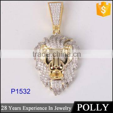 Guangzhou Jewelry Manufacturer Custom Fashion 925 Sterling Silver AAA CZ Various Hip Hop Pendant Jewelry photo-4