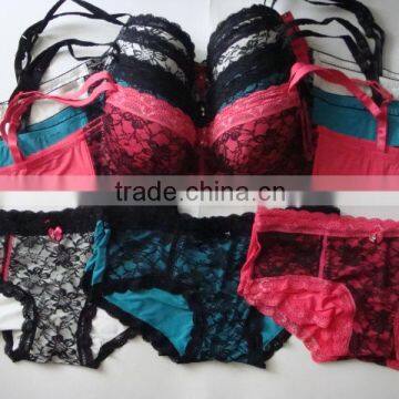 sexy&fancy bra sets Real lingerie factory