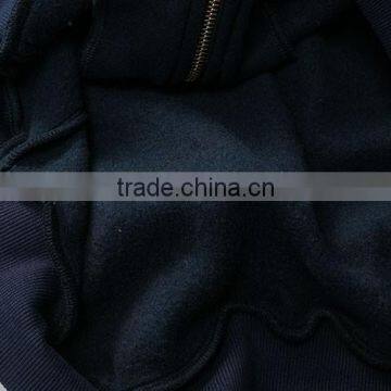 High Quality Wholesales 100 Elasticity Fleece Screen Printing Embroidery Plain Black Hoodie photo-5