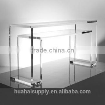 transparent long style coffee table