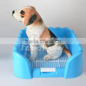 Pet Dog Rectangle Shape Mesh Design Indoor Toilet