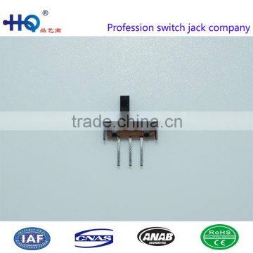 High quality vertical slide switches, 1p3t slide switches , 2 positions slide switch, micro switch