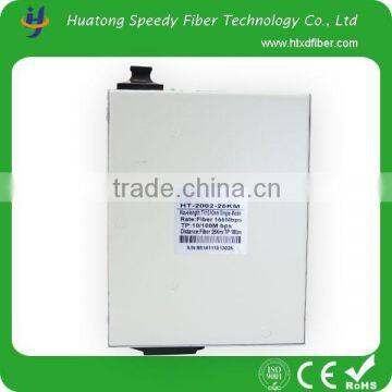 10 100M 25KM Single Fiber simplex Fiber Optical Media converter with power internal