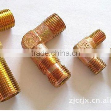 Elbow Zinc Plating Straight Hydraulic Hose BSPT Female Fittings