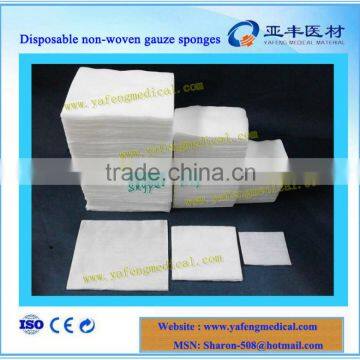 Hot seller medical surgical nonwoven gauze swab dressing