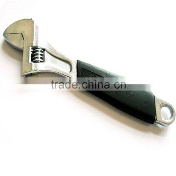 black handle adjustable spanner 15''