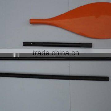 Replaceable carbon rowing oar