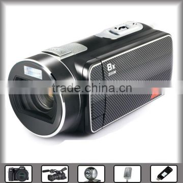 multifunction digital video camera 5MP with 3" TFT LCD display, USB2.0, LED light