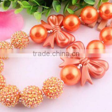 Wow!!!! 2014 fashion diy children necklace/ kids chunky necklace/Christmas chunky necklace!!