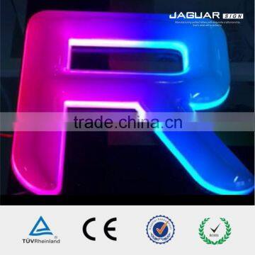 Flexible Portable Electronic Acrylic Color Changing Scrolling Multicolor Led Display Letter Sign Outdoor