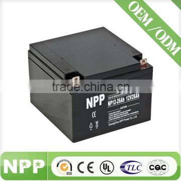 12V26AH high performance hot sale China factory Battery for alarm security system