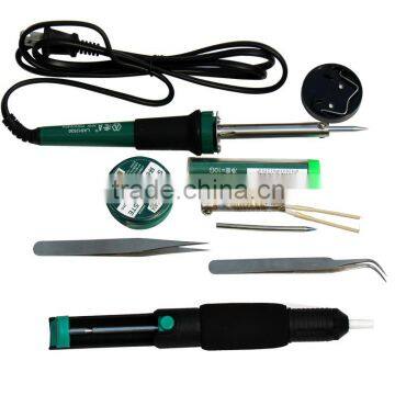 11pcs set LAOA 30W 220V Temperature Adjustable Electric Welding Solder Soldering Iron Handle Heat Pencil Tool