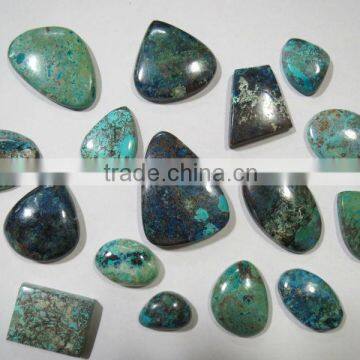 Azurite Semi precious stone cabochons