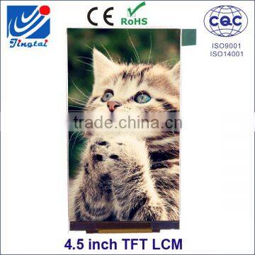IPS 4.5 inch tft no frame mini lcd monitor, open frame lcd monitor