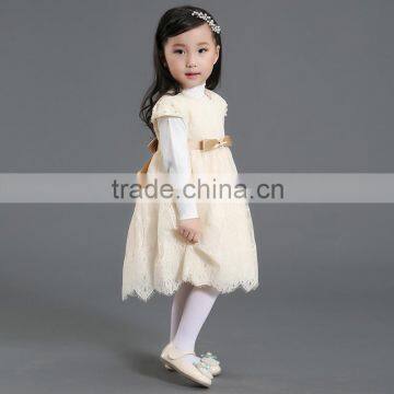 Wholesale Best-selling Short Sleeve Embroidery Lace Clothes Girls Fancy Dress photo-3