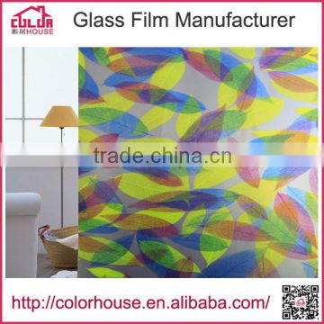 Self adhesive waterproof frosted pvc window film for glass