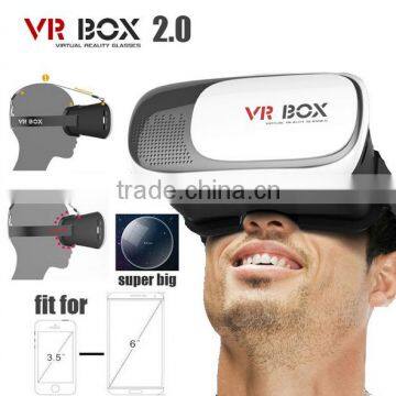 2nd Generation VR BOX II 2.0 3D Glasses Google Cardboard Oculus Rift Virtual Reality VR Glasses helmet+ Bluetooth Controller