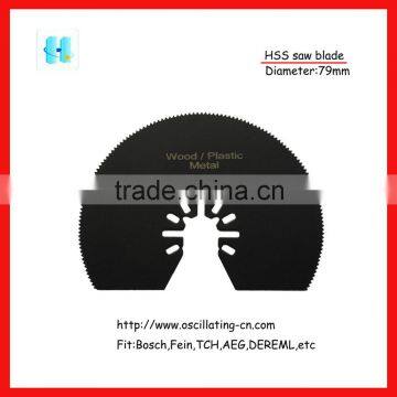 80mm HSS half circle oscillating saw blade