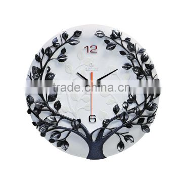 Textured Abstract Painting home clock 3D hanging digital art clock/