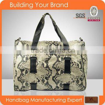 88286-New product for 2015,fashion python snake leather barrel handbag,lady tote handbag woman