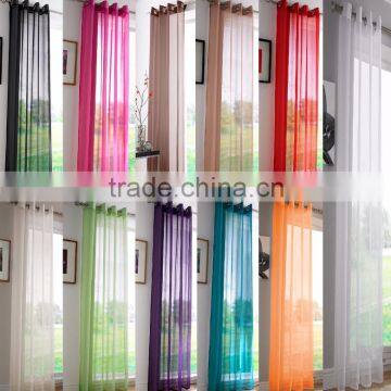 2015 cheap polyester ready made curtain